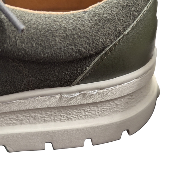 J/Slides NYC | Women's Suede Roger J/Slides Sneakers | Green-Cactus | Size 10 - Picture 15 of 15